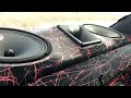 Tt technology subwoofer 1500rms driven with 4000 grand zero platinum series amplifier shorts