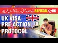 Uk visa refusal to approval  uk pre action protocol judicial review  decision time of pap