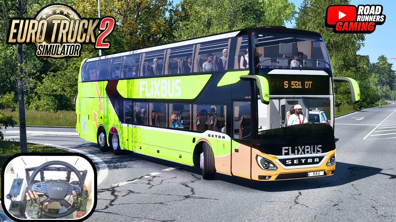 ETS2 | Setra 531 DT Flixbus Switzerland Highway Challenge