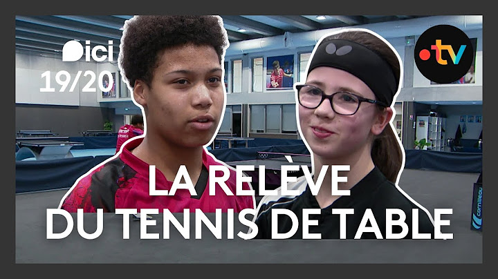 La relève du tennis de table au CREPS de Nantes