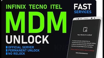 Tecno  Itel  Infinix MDM Remove Tutorial