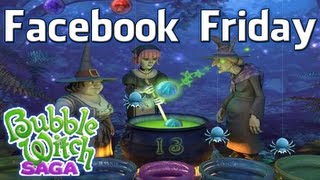 Facebook Friday :: Bubble Witch Saga screenshot 4