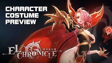 El Chronicle (엘크로니클) - Character & Costume Preview - English - Android on PC - Mobile - F2P - EN