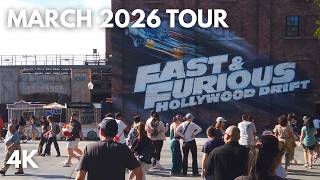 Universal Studios Hollywood MARCH 1, 2026 Walkthrough | Full Park Updates & Crowd Levels