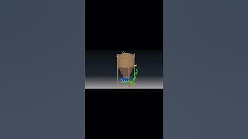 Bottom Discharge Concrete Bucket | CATIA #simulation #animation #kinematics #cad