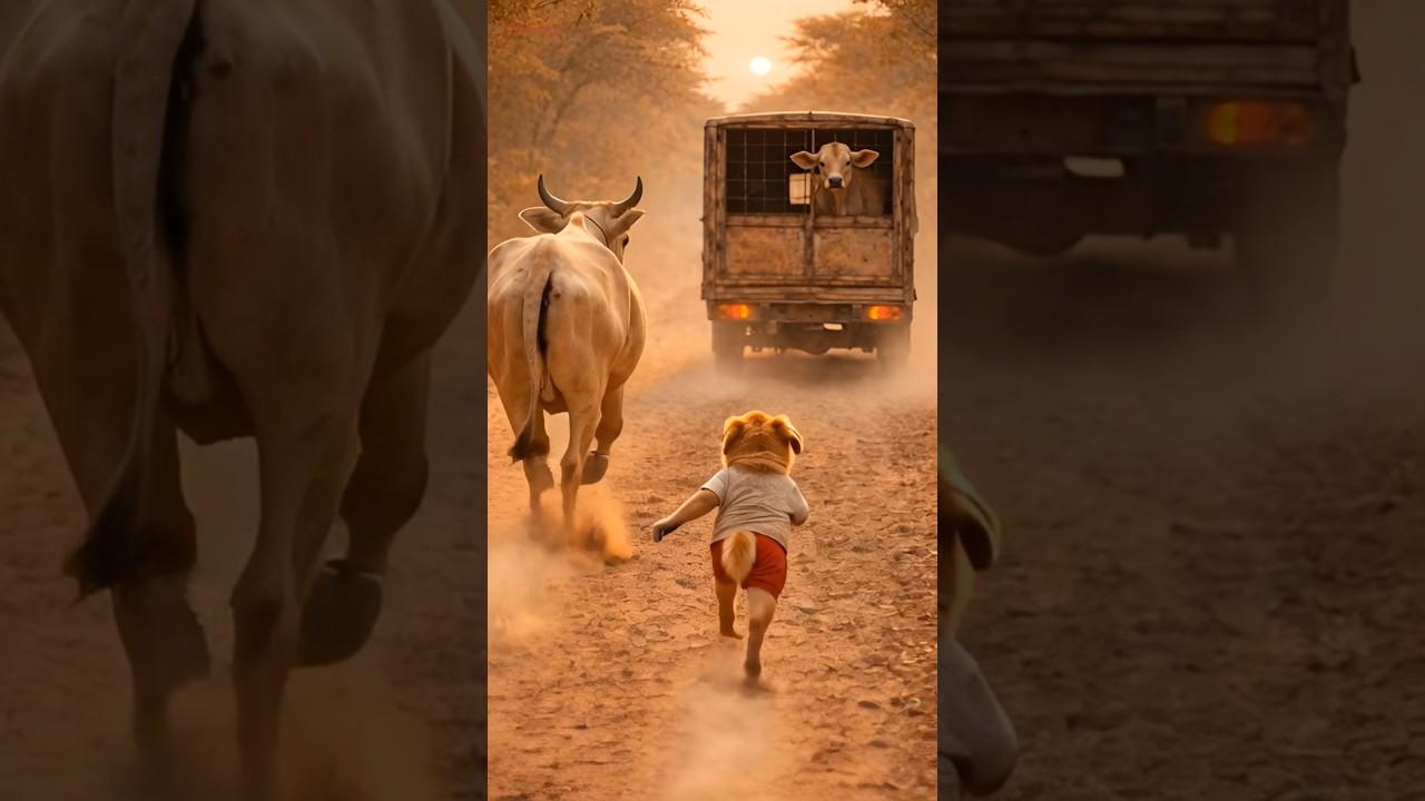 Moo Saved the Baby Cow 🐶🐄 | Emotional Story | Desi Moo|