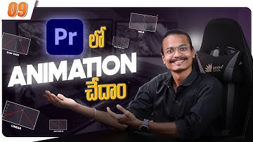 Animation in Adobe Premiere Pro || Video Editing Telugu