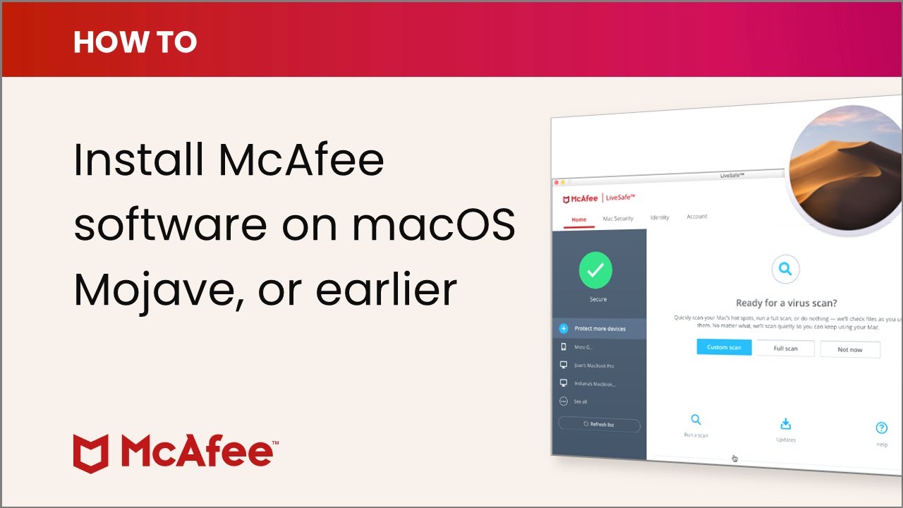 Cum descarc versiunea de încercare McAfee?