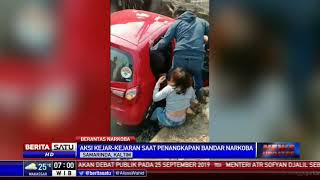 Aksi Kejar-kejaran Bandar Narkoba dengan BNN di Samarinda