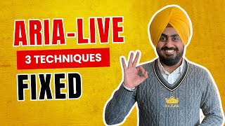 ARIA Live Not Working? 3 Common Mistakes (And How to Fix Them)