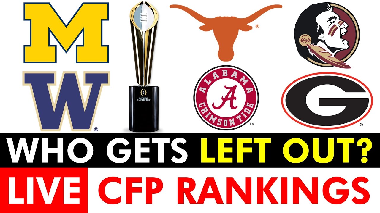 College Football Playoff rankings, bowl selections live updates ...