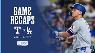 Rangers at Dodgers Game Recap 4/10/2026 | Rangers Sports Network