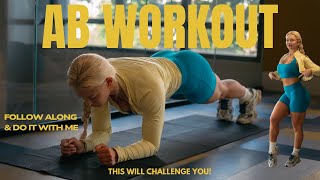 Ab Workout | Follow Along & Train Abs With Me