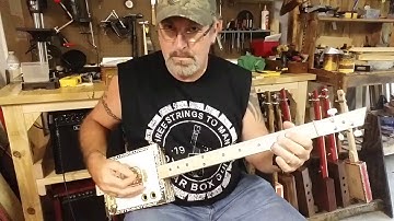 Cigar Box Guitars - 3 string - electric