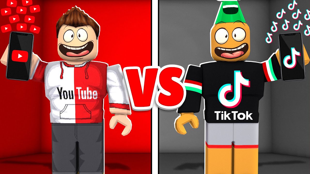 Roblox - WÜRDEST DU EHER YOUTUBER ODER TIKTOKER SEIN? (Pick A Side)