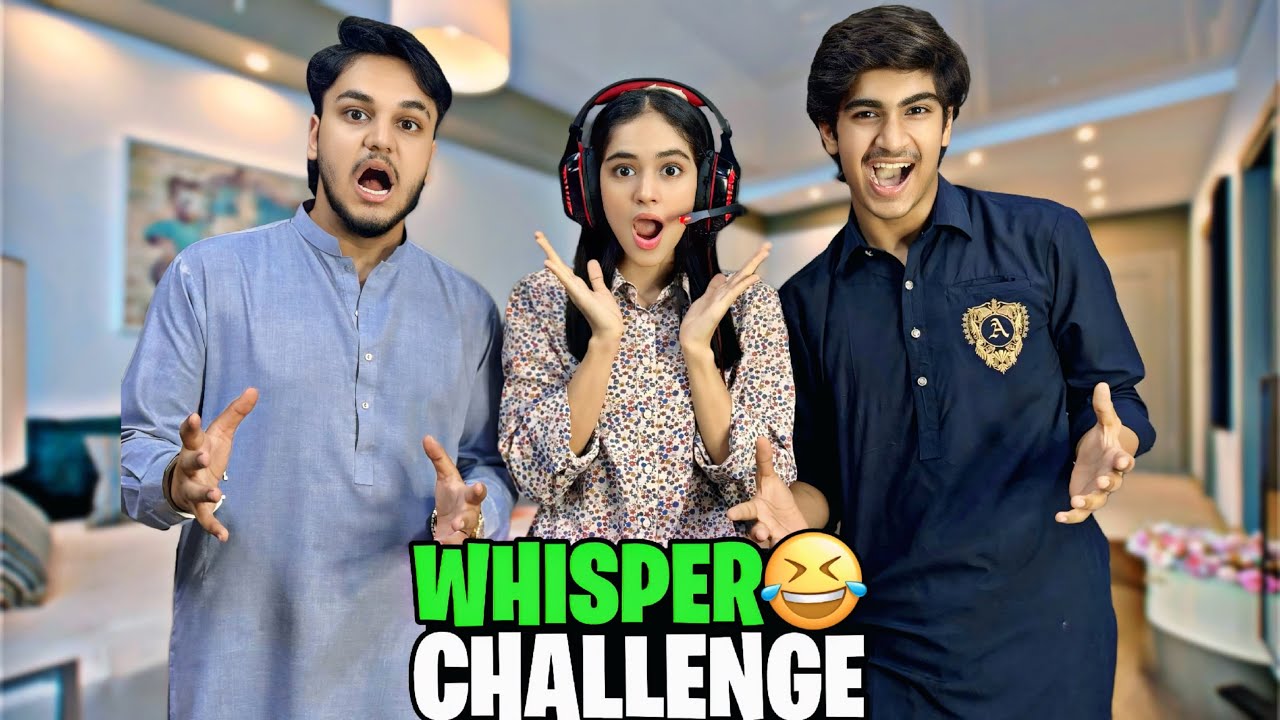 WHISPER CHALLENGE //  FULL ON FUN VLOG // BOHAT MAAR PARRI