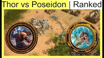 Thor vs Poseidon | 1v1 Ranked | Age of Mythology