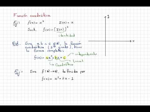 9. Forma completa de la función cuadrática