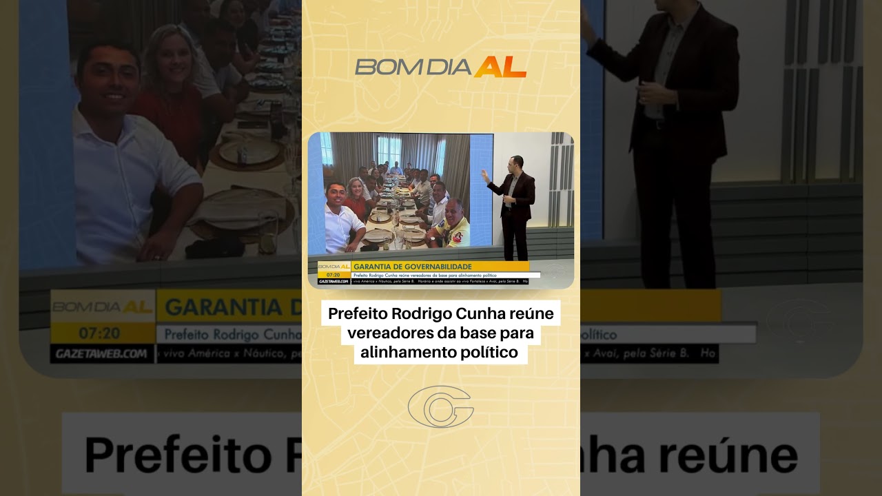 Prefeito Rodrigo Cunha reúne vereadores da base para alinhamento político