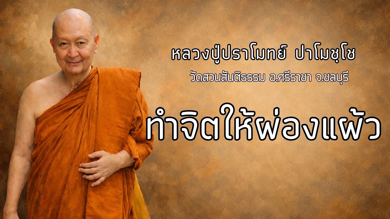 ทำจิตให้ผ่องแผ้ว :: หลวงปู่ปราโมทย์ ปาโมชฺโช  วัดสวนสันติธรรม