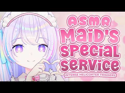 Maid's Special Service ASMR | Intense Helicopter Triggers | Slow Then Fast Electrifying Sounds