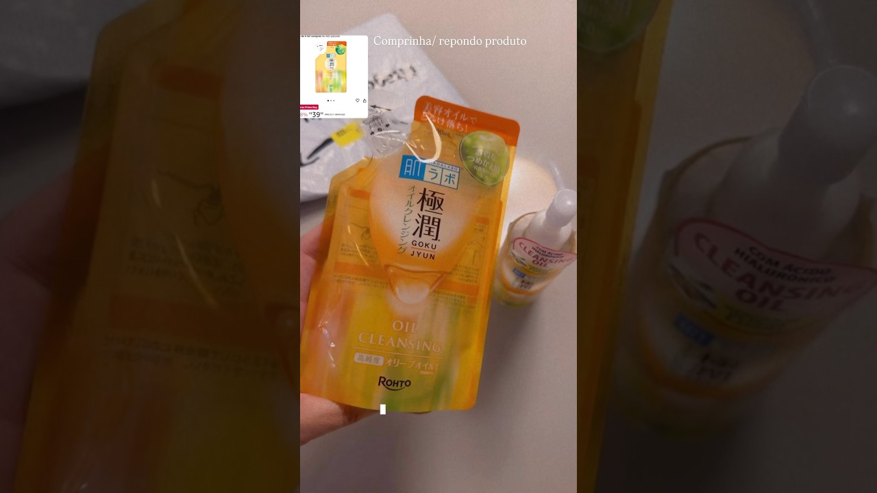 Cleasing oil hada labo refil 💦 #skincare #comprinha