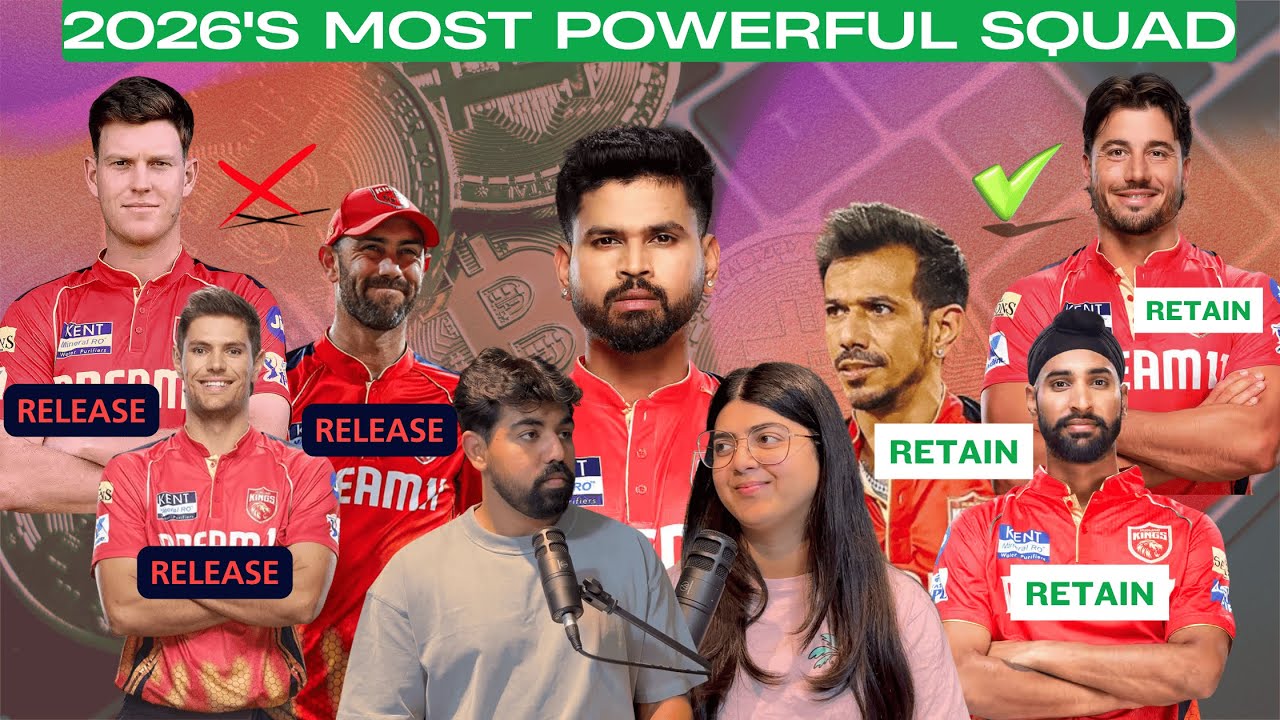 PUNJAB KINGS IPL 2026 RETENTION & STRATEGY