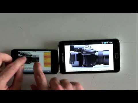 iPod Touch vs Galaxy Player