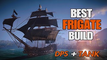 Skull and Bones fully upgraded Frigate | Best Frigate build DPS and tank | Solo WT2