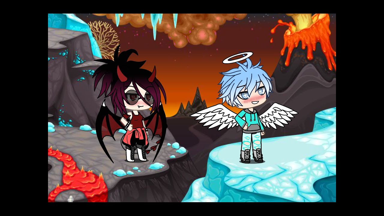 Demon and Angel Love Story GLMM - YouTube