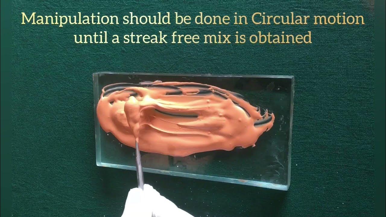 Manipulation of Zinc Oxide Eugenol Impression Paste YouTube