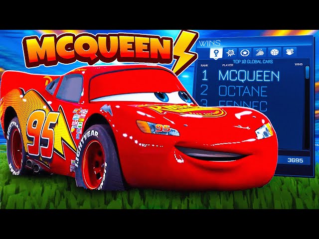 Relâmpago McQueen Acelera para o Rocket League com um Toque de