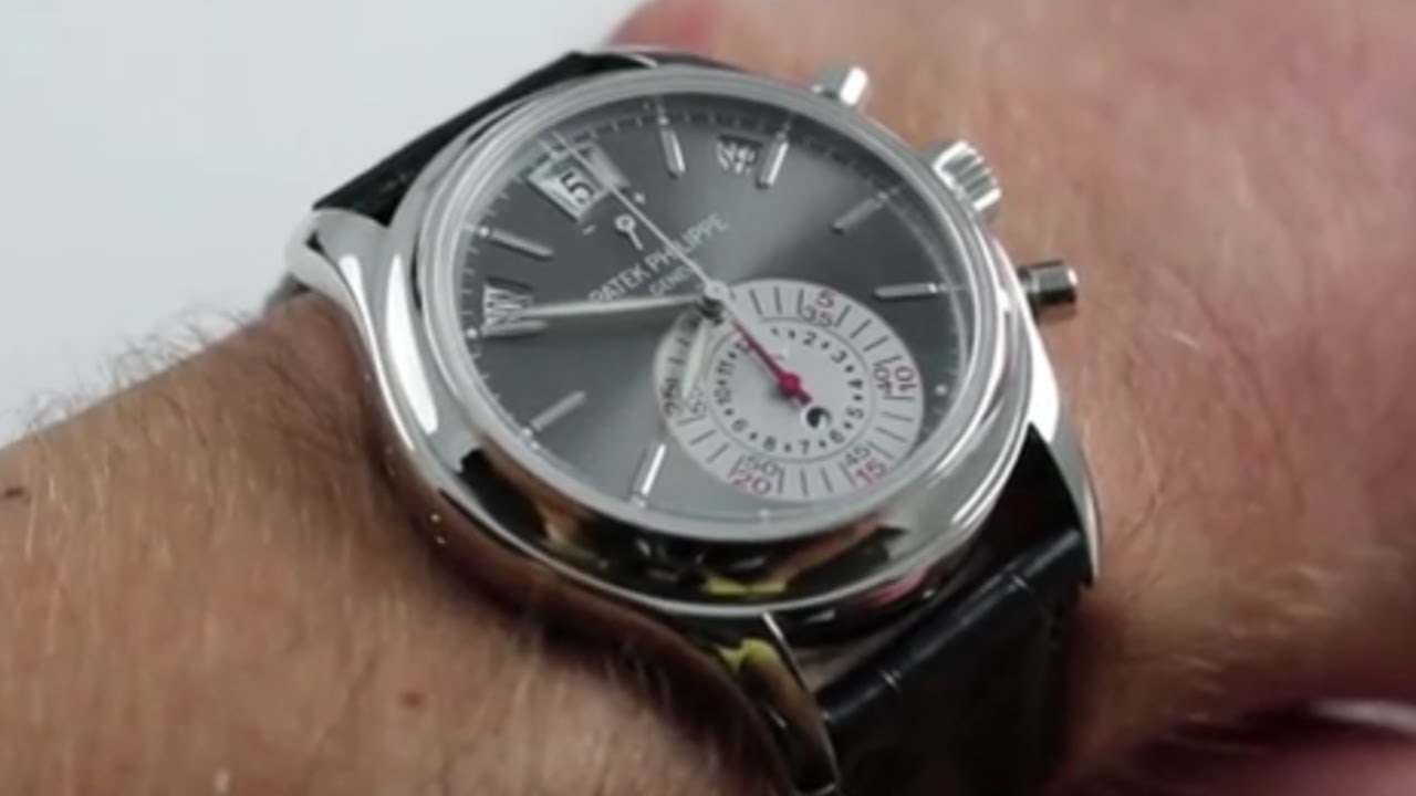 Patek Philippe Annual Calendar Flyback Chrono 5960P Luxury Watch Review -  YouTube