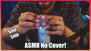 ASMR Mic Rubbing No Cover and No Talking!
