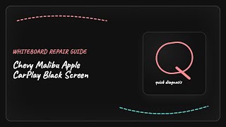 Chevy Malibu Apple CarPlay Black Screen: How to Fix