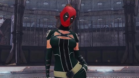 Rogue Becomes LADY DEADPOOL Scene - Deadpool Video Game