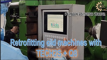 Retrofitting an old Korean Injection Molding Machine with a #Techmation controller and HMI
