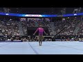 Simone biles   floor exercise   2024 core hydration classic   senior women session 2