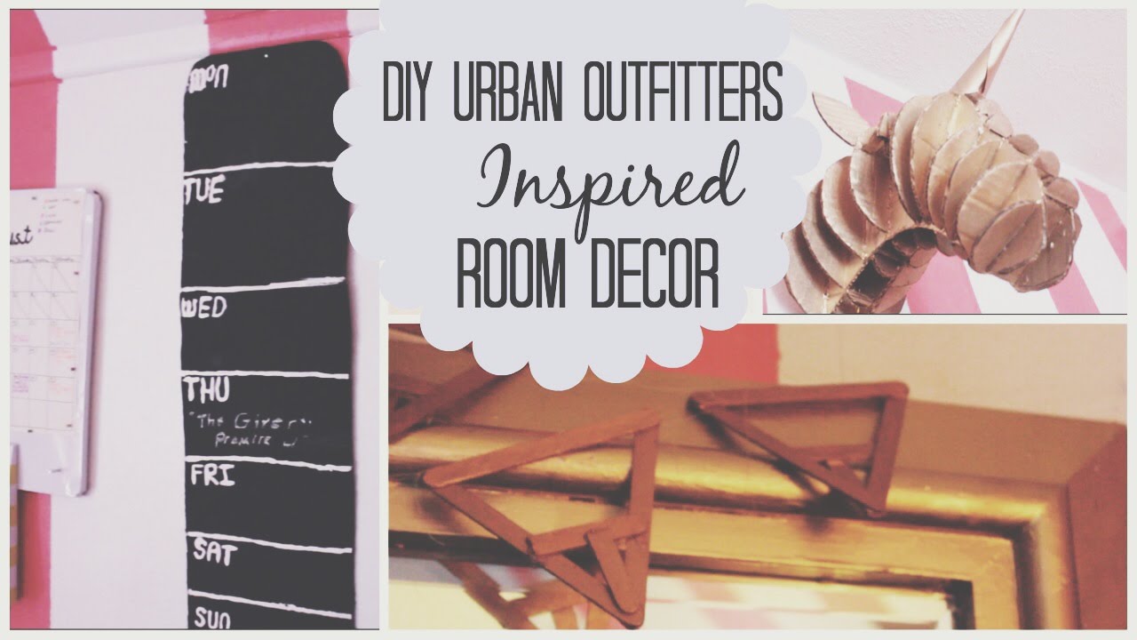 Urban Outfitters Inspired D I Y Room Decor  Mayllie - YouTube