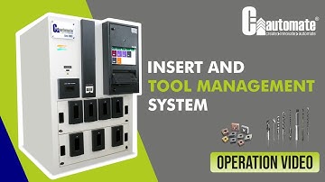 Creintors_Insert and Tool Management System (Operation Video)