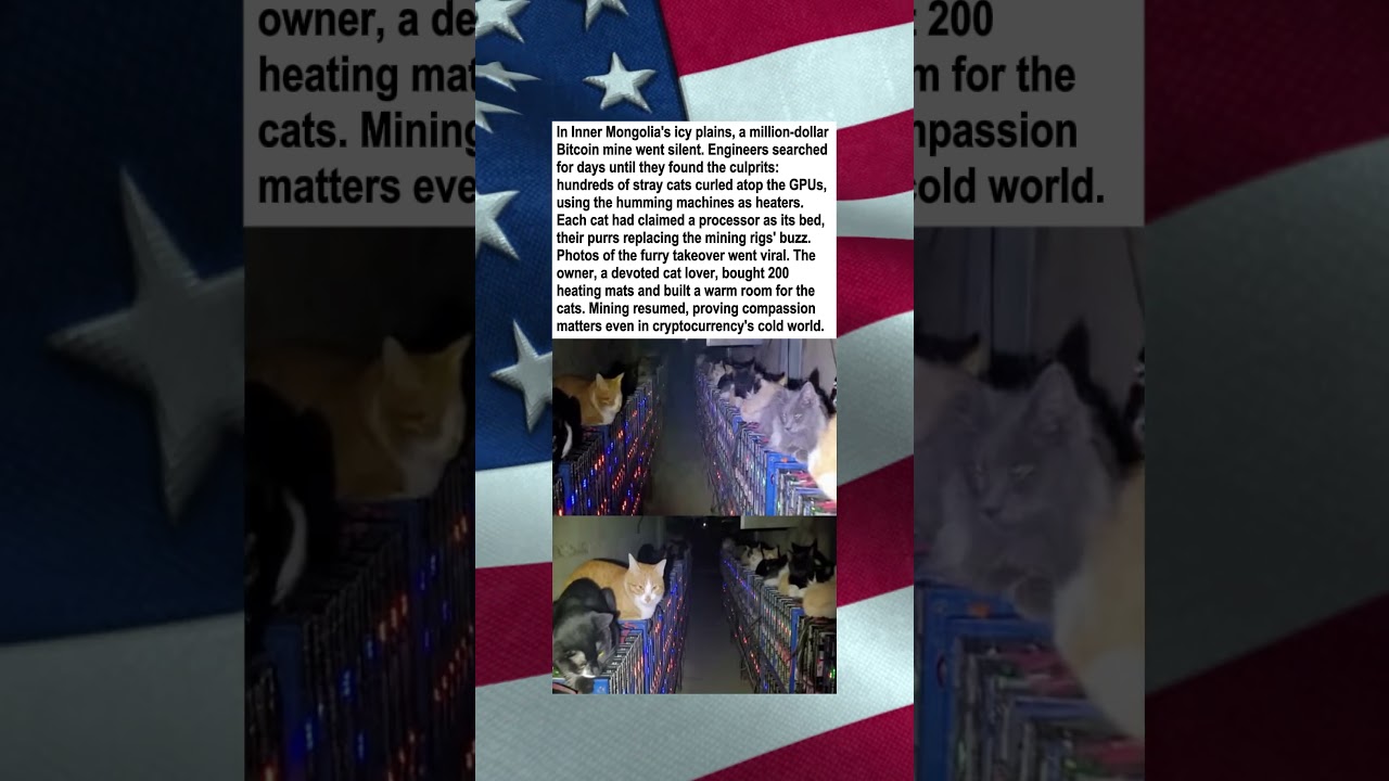 Stray Cats Shut Down Bitcoin Mine - YouTube