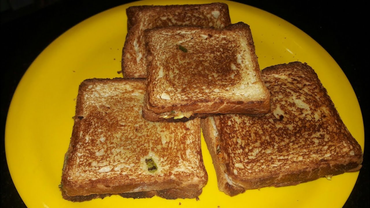 Curd sandwich without sandwich maker. YouTube