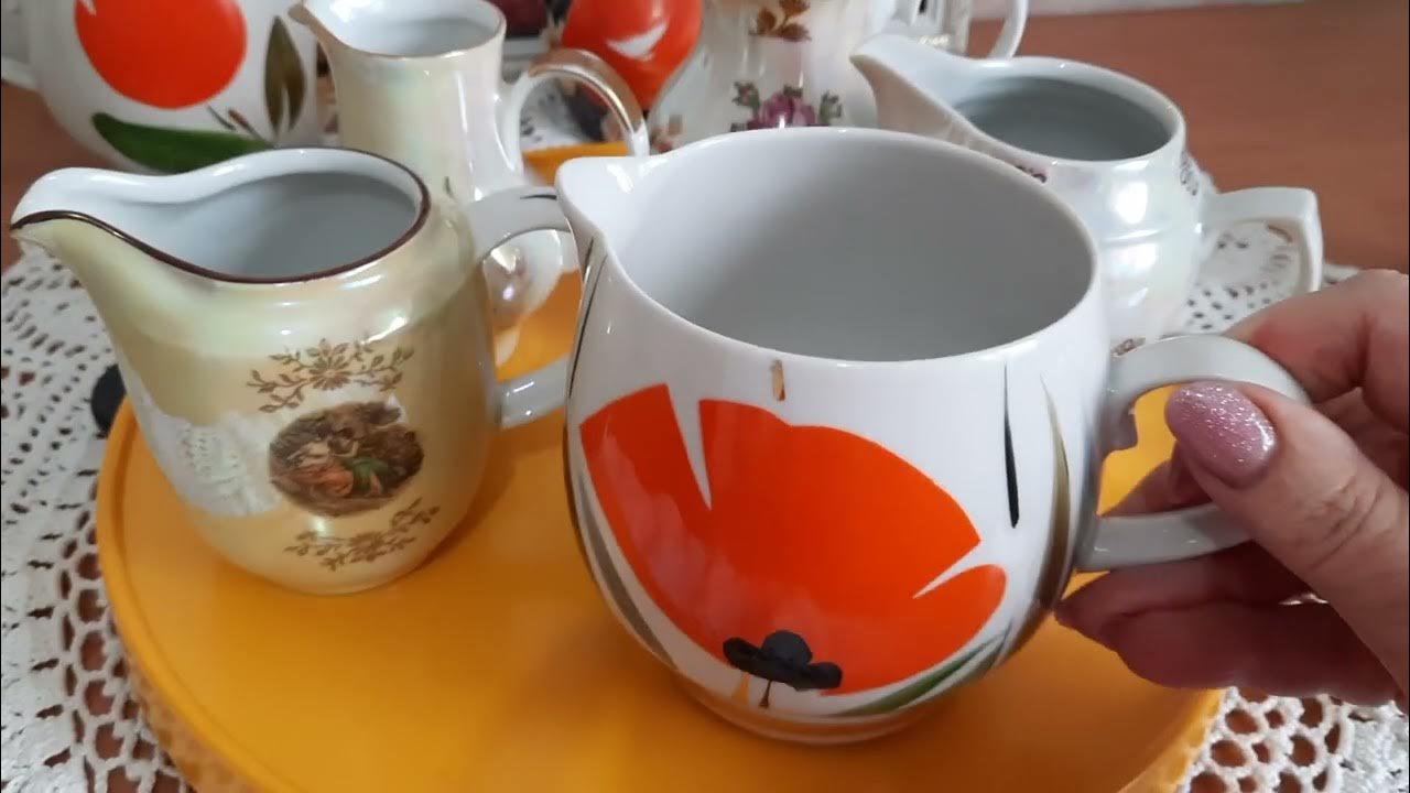 СЛИВОЧНИКИ КОФЕЙНЫЕ,МОЛОЧНИКИ. - YouTube