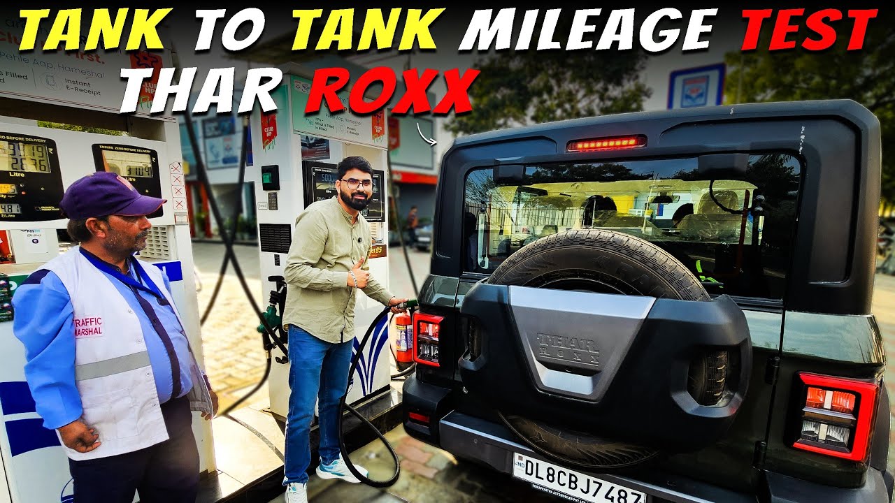 Thar Roxx Diesel Tank to Tank Mileage Test 😱 | Unexpected Mileage Result