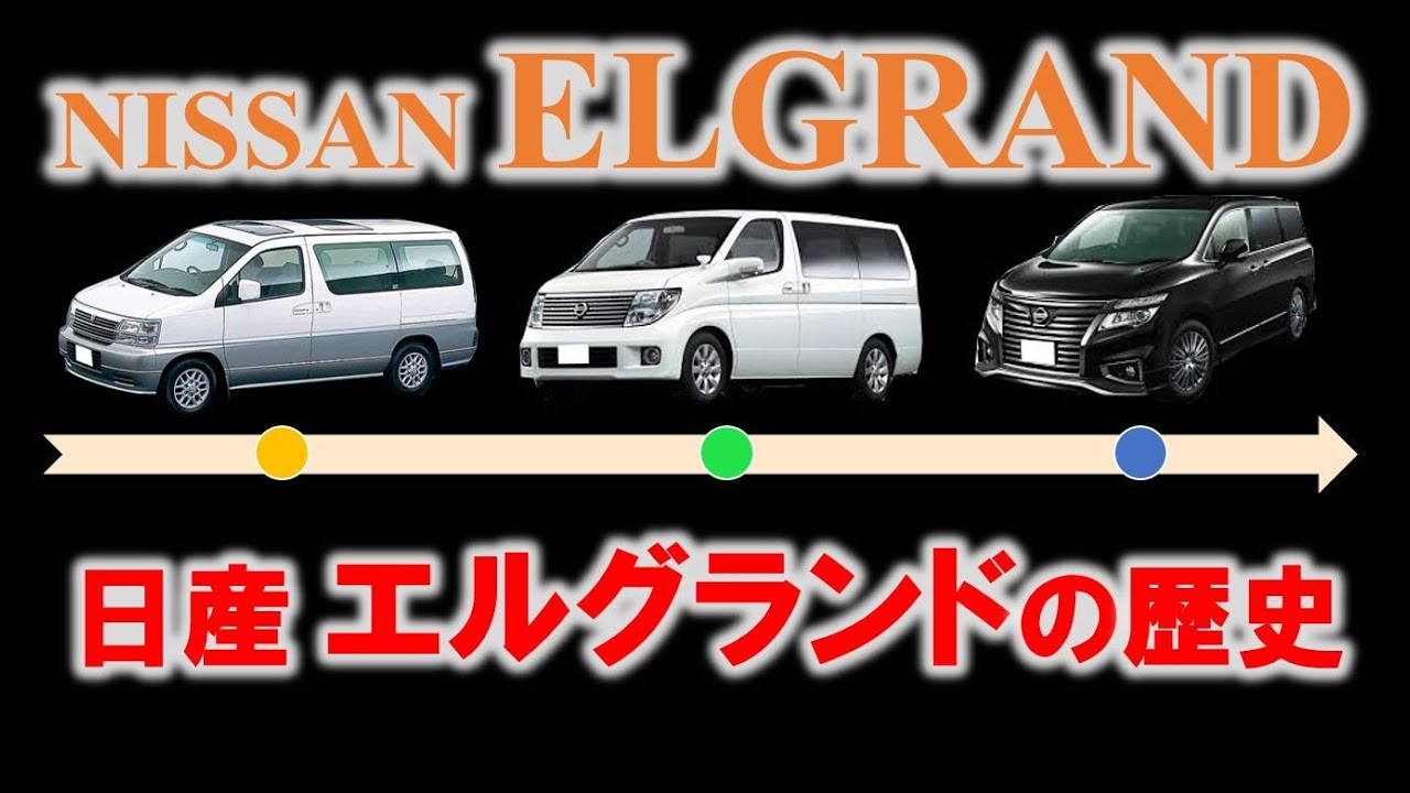 徹底解説‼】日産 エルグランド(E50型、E51型、E52型)の歴史 - YouTube