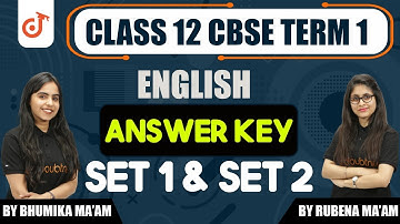 CBSE Term 1 | Class 12 English | Answer Key Out | Paper Analysis | Paper Discussion | Doubtnut