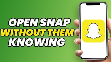 How To Open Up a Snap on Snapchat Without Them Knowing (EASY 2023)