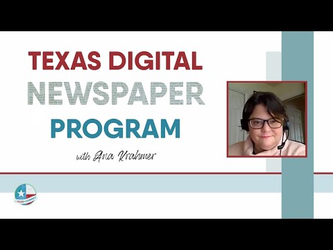 Texas Digital Newspaper Program - Texas Connect - RootsTech 2022