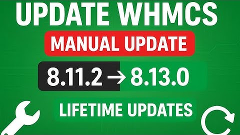 How to Manually Update WHMCS (2025) | LIFETIME UPDATE Fix & Upgrade Guide Step-by-Step