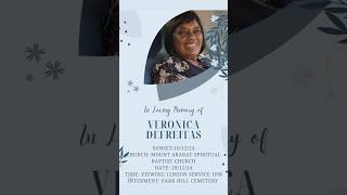 Veronica DeFreitas | Funeral Announcement #ObituariesSVG #svg #StVincent